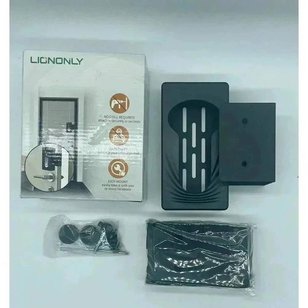 No-Drill Doorbell Mount Compatible Ring Doorbells 1 2 3 4 2020 & 2021 Anti-Theft